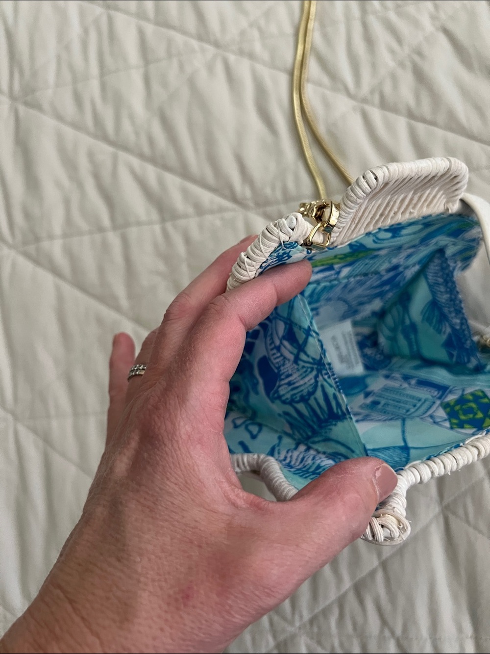 Lilly Pulitzer Fish Crossbody Bag unworn - Picture 13 of 16